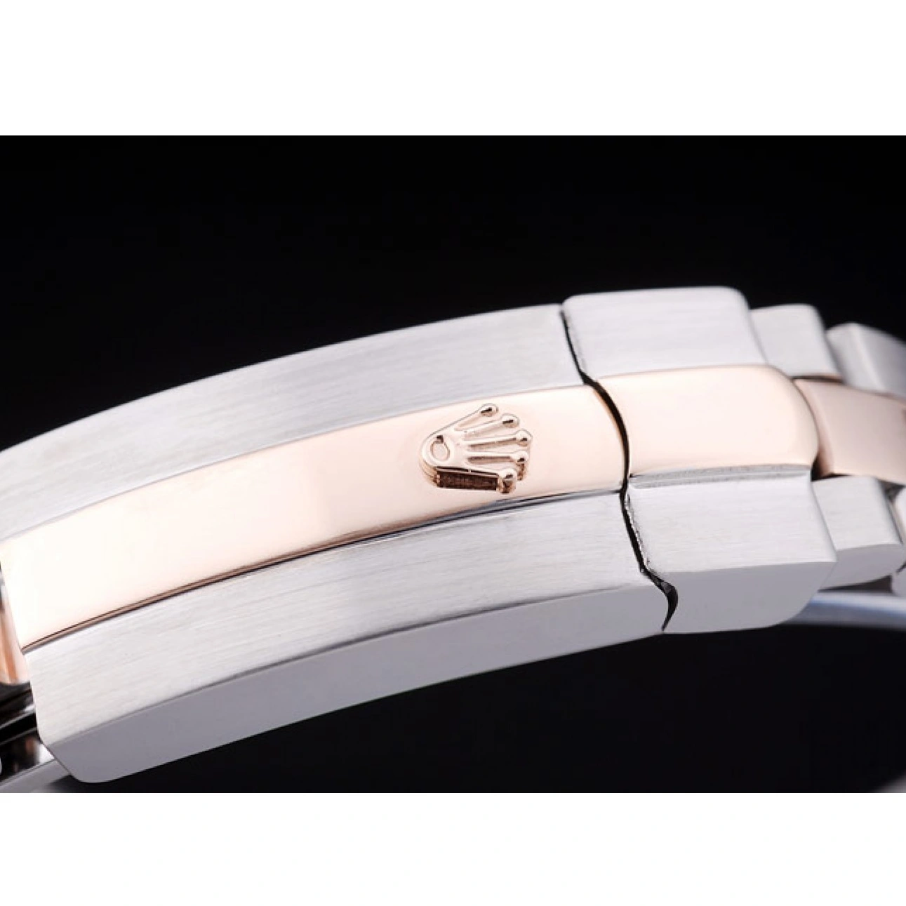 Aaa replica watch Datejust Polished 7475 Rose Diamonds Bezel Gold Dial Brown Rolex 1026